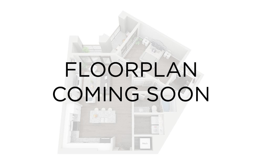 The Rockford - 2 bedroom floorplan layout with 2 bathrooms and 1068 square feet